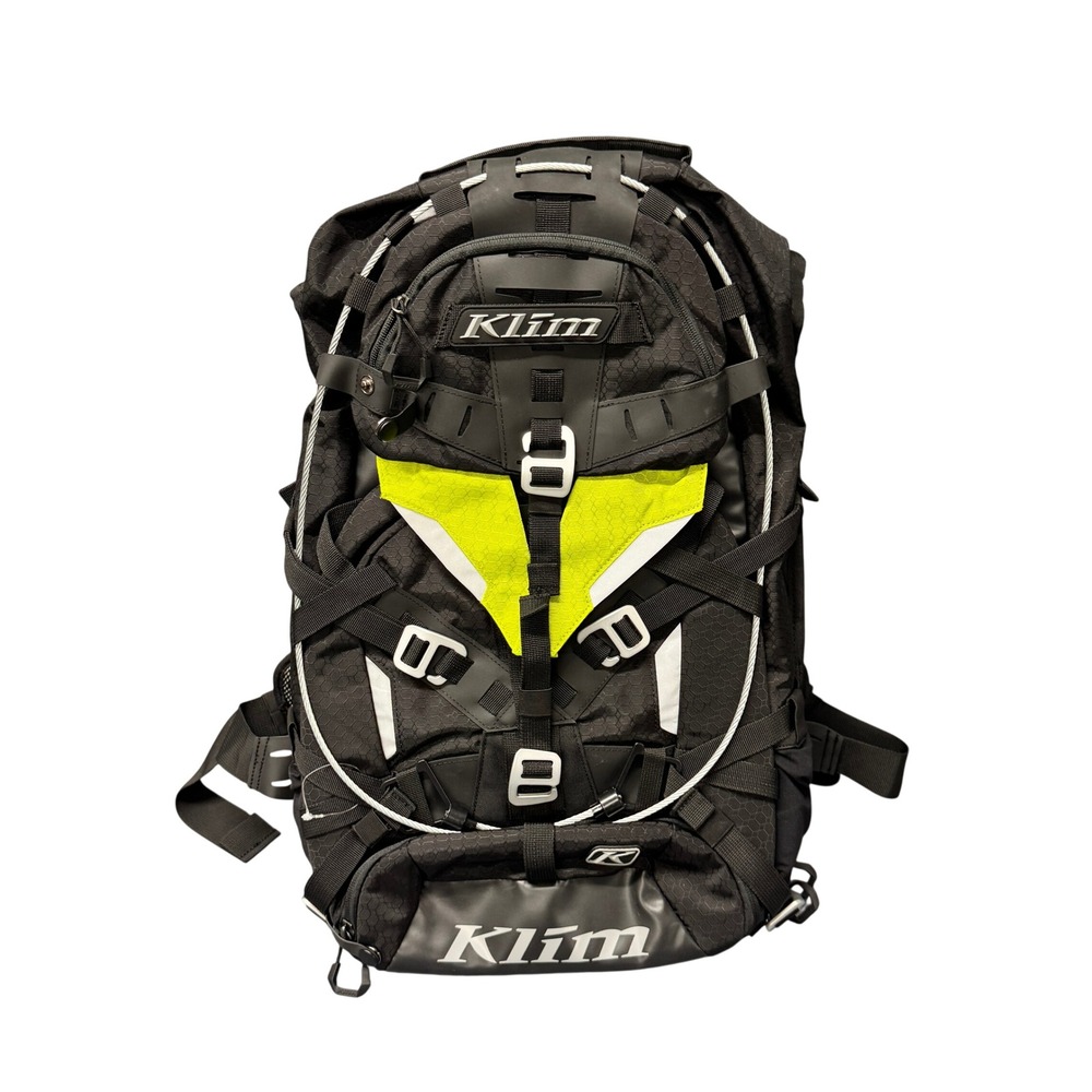 Klim Backpack Adult D30 Tek Tech Pak Black Moto Armored Lockable CLEAN